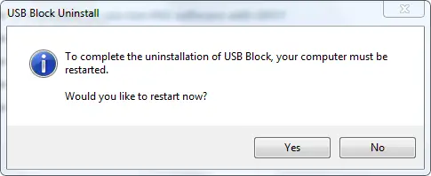 Как удалить программу usb block